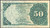 Fractional Currency FR#1379, 50 Cents Dexter—Fourth Issue, Blue Front Right End