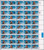 1986 22¢ Explorers (4 Varieties, Attached) Mint Sheet