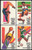 1983 28¢ Air Post - Summer Olympics (4 Varieties, Attached) Mint Se-tenant Block