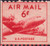 1949 6¢ Air Post - DC-4 Skymaster (as #C37) Mint Coil Single