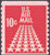 1968 10¢ Air Post - 50-Star Mint Coil Single