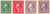 1916-17 1¢-3¢ Washington, Imperforates, Fine Never Hinged Set