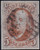 1847 5¢ Franklin-Orange Brown, Certificate - Grade VF-XF 85 Used, Black Grid Cancel