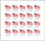2025 (73¢) U.S. Flag (Microprint at LR Corner of Flag Field) Mint Sheet of 20