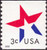 2002 3¢ Star (Year at Lower Left) Self-Adhesive Mint Coil Single