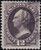 1873 12¢ Henry Clay - Black Violet, VF Used, Certificate, US #162
