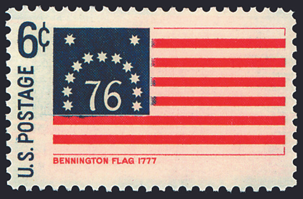 1968 6¢ Bennington Mint Single