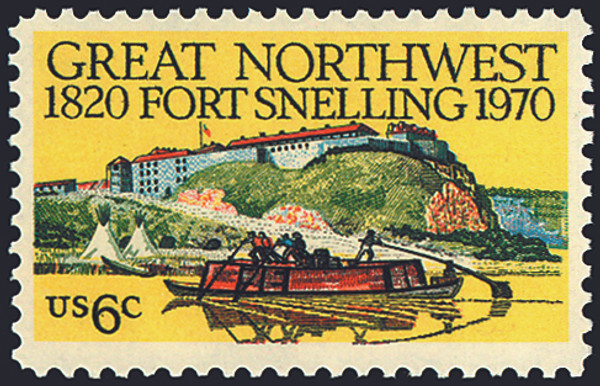 1970 6¢ Fort Snelling Mint Single