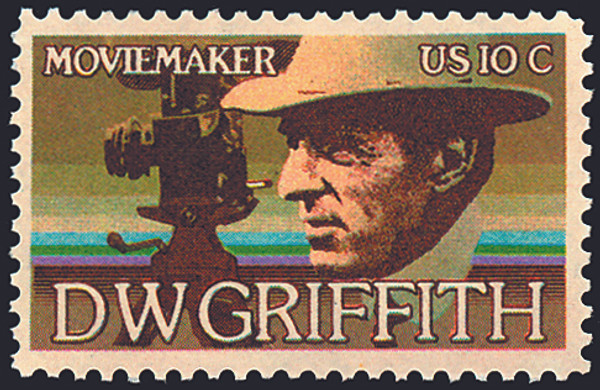 1975 10¢ D.W. Griffith - Arts Mint Single