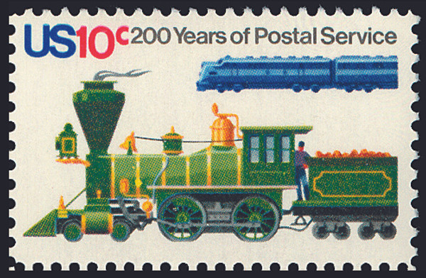 1975 10¢ Locomotives Mint Single