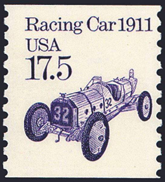 1987 17.5¢ Racing Car Mint Single