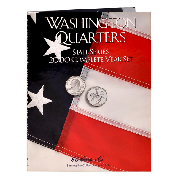 State Series Quarters Folders Comp Year 2000
