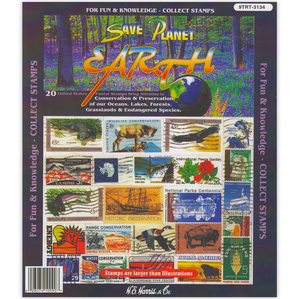 Save Planet Earth Stamp Collection Packet (20 ct)