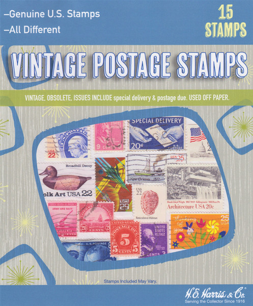 Vintage Postage Stamps Packet