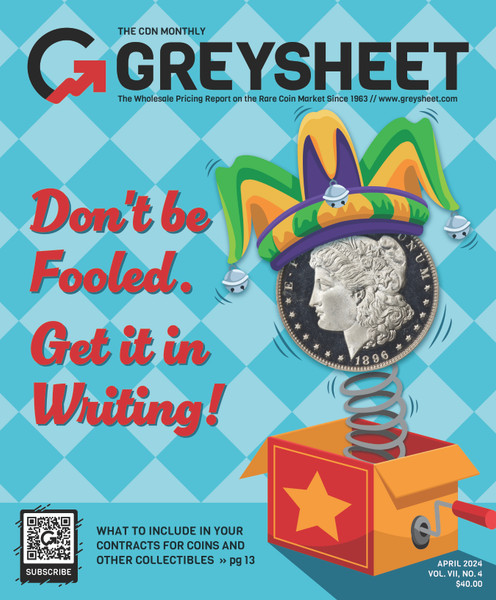 Coin Monthly Greysheet Magazine - April 2024