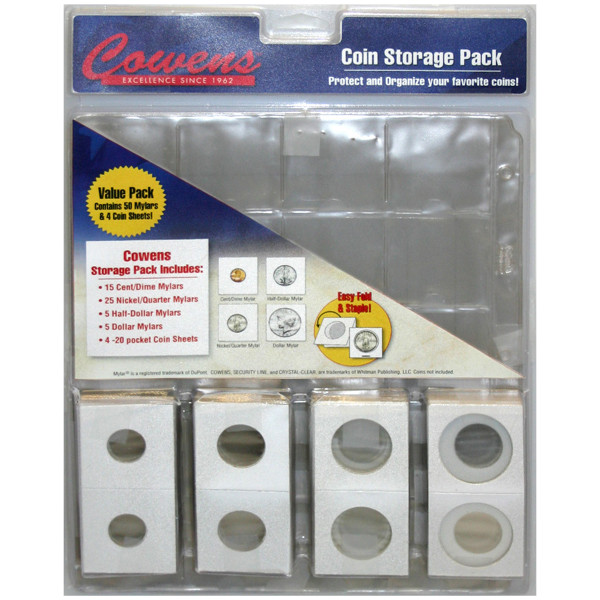 Cowens Coin Storage Pack