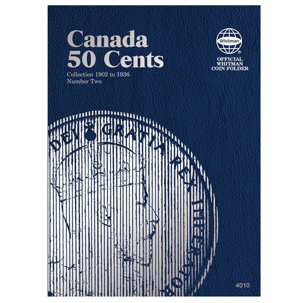 Whitman Folder # 2483 for Canada 25 Cents,1953-1989 