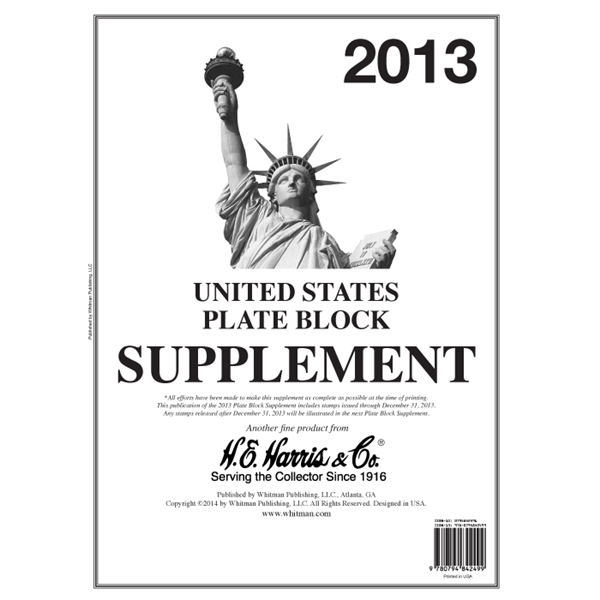 2013 Plate Block Supplement 2013 Plate Block Supplement