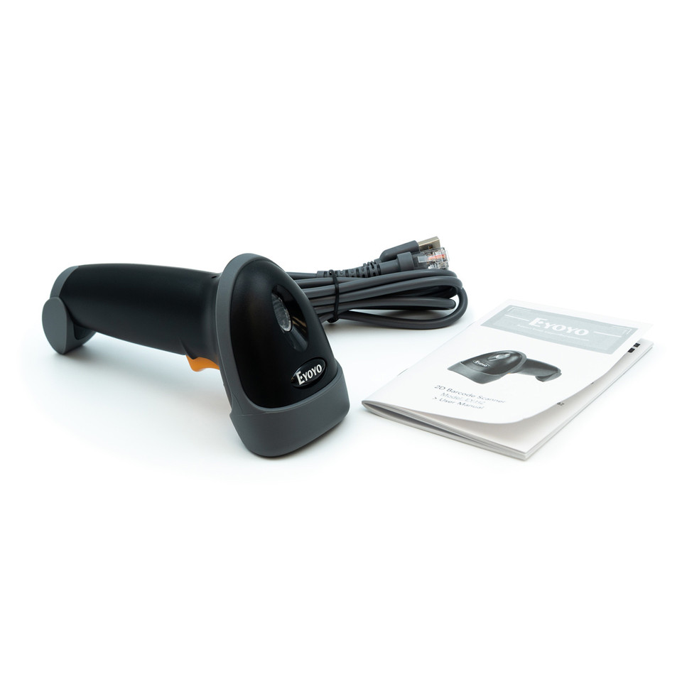 Eyoyo Handheld 2D USB Barcode Scanner for Certified Coins