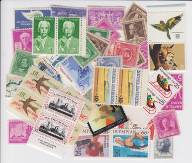 Vintage LOVE Curated Mint Postage Stamp Set