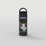 WATER BOTTLE DBL WALL YELLOWSTONE FALLS 20OZ NAVY