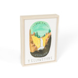 Yellowstone Tower Falls Framed Mini Canvas Side Yellowstone Tower Falls Framed Mini Canvas Side