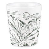 Yellowstone Aerial Shot Glass Front