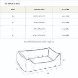Pendleton Yellowstone Kuddler Pet Bed Size Chart