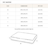 Pendleton Yellowstone Napper Pet Bed Size Chart