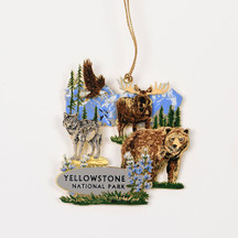 ORNAMENT YELLOWSTONE BIG FOUR ANIMALS