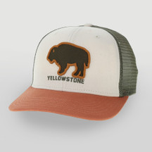 Hat Yellowstone Buffalo Stone Bronze Olive