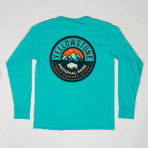 LONG SLEEVE TEE REVOLVER TEAL