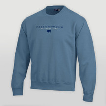 SWEATSHIRT CREW YELLOWSTONE KEYBOARD DUNGAREE BLUE