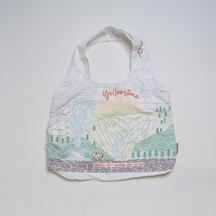 Yellowstone Linear Line Reusable Bag Front