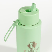 Frank Green 34 Oz Ceramic Reusable Bottle Yellowstone Green Top