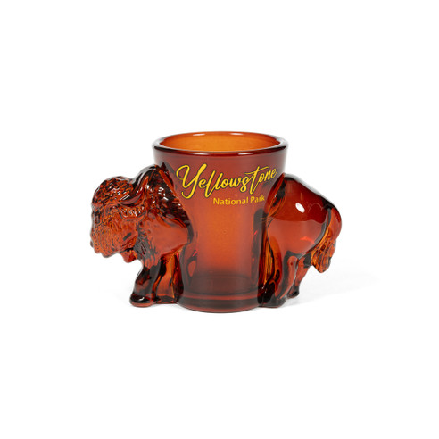 Yellowstone Bison Shaped Shot Glass (1)