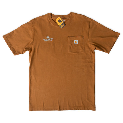 Carhartt Yellowstone Pocket Tee Brown (1)