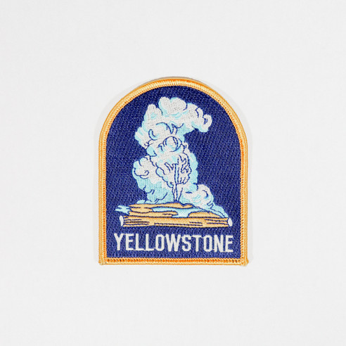 Oxford Pennant Yellowstone Old Faithful Embroidered Patch