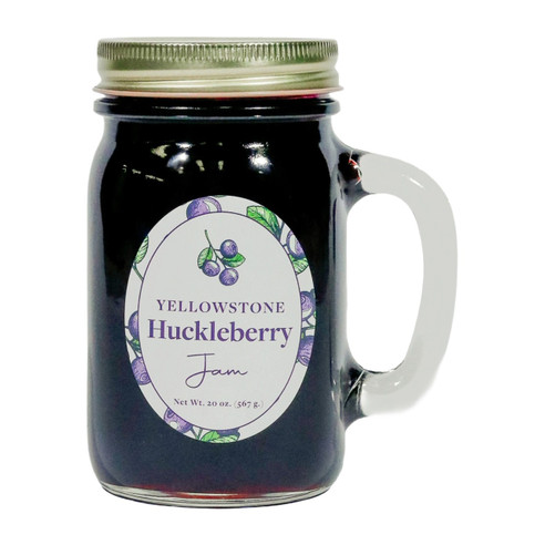 Jam Huckleberry Mug Jar 20oz Front