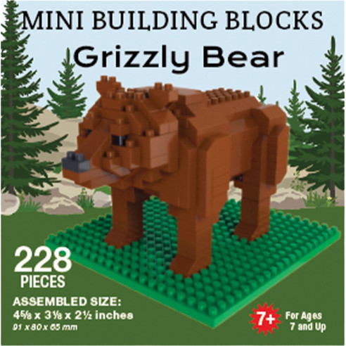 Grizzly Bear Mini Building Blocks (1)
