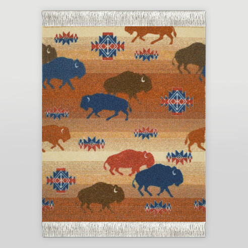 PENDLETON THROW PRAIRIE RUSH HOUR RUSTIC 64X64