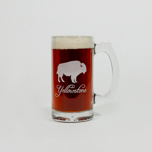 Yellowstone Buffalo Silhouette Stein