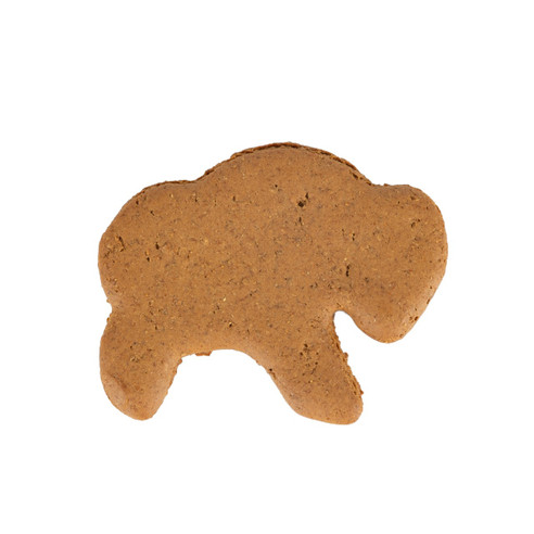 Buffalo Shaped Bacon Flavored Dog Treat Front