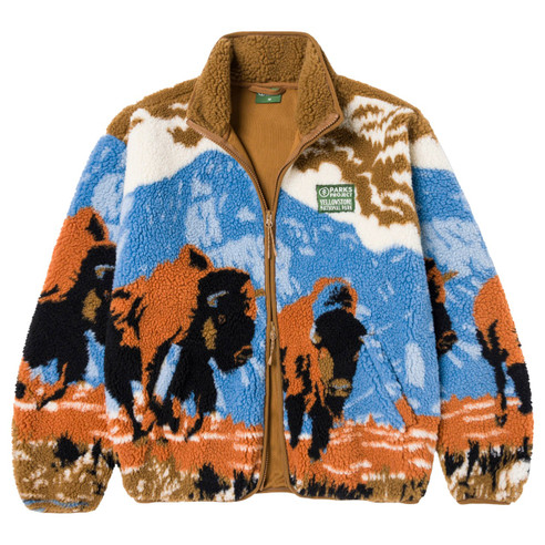 Parks Project Yellowstone BIson Full Zip Fleece (1)