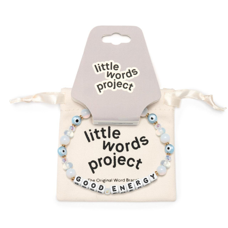 Little Words Project Good Energy Bracelet Blue