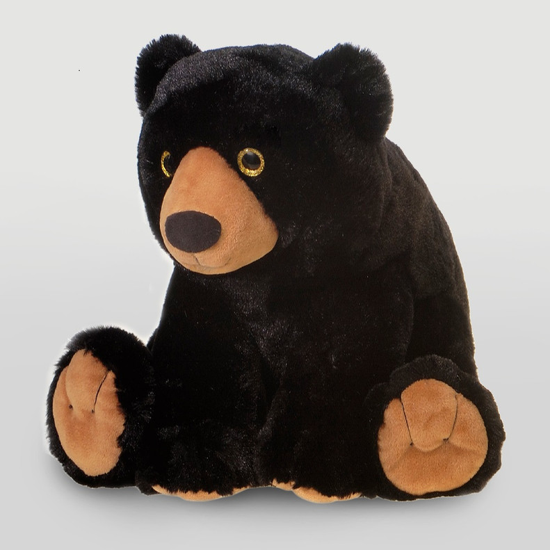 BLACK BEAR PLUSH 15"