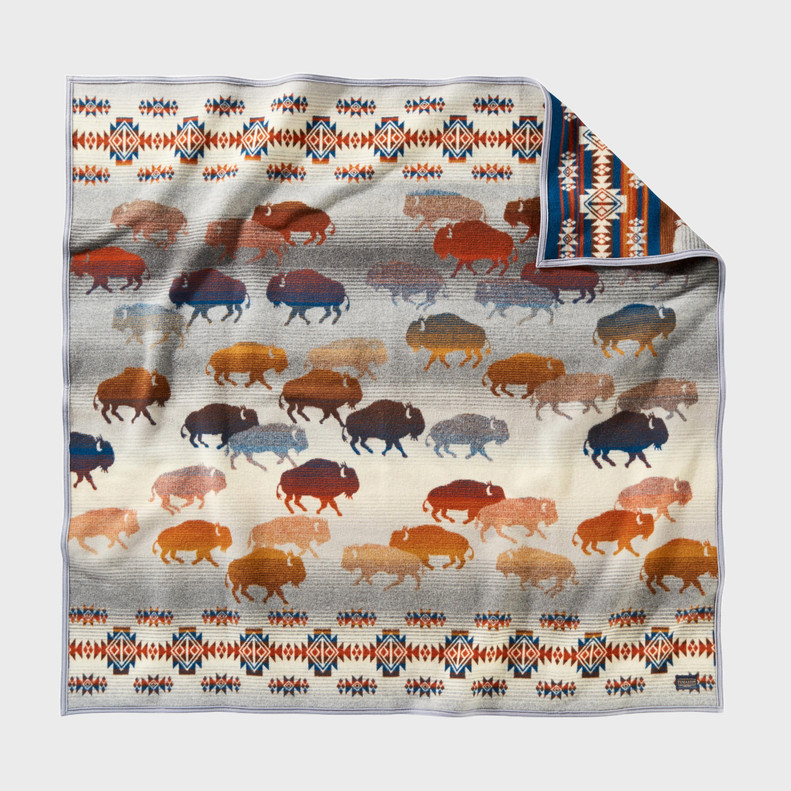 Pendleton Throw Prairie Rush Hour Grey