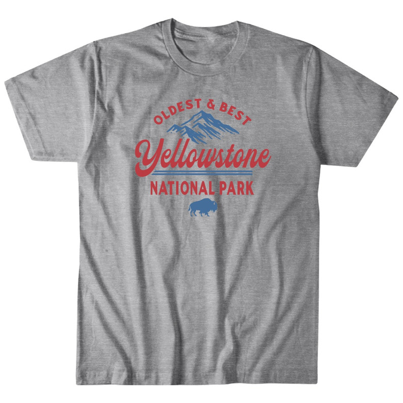 Mix Match Yellowstone Luxury Mountain Buffalo Tee