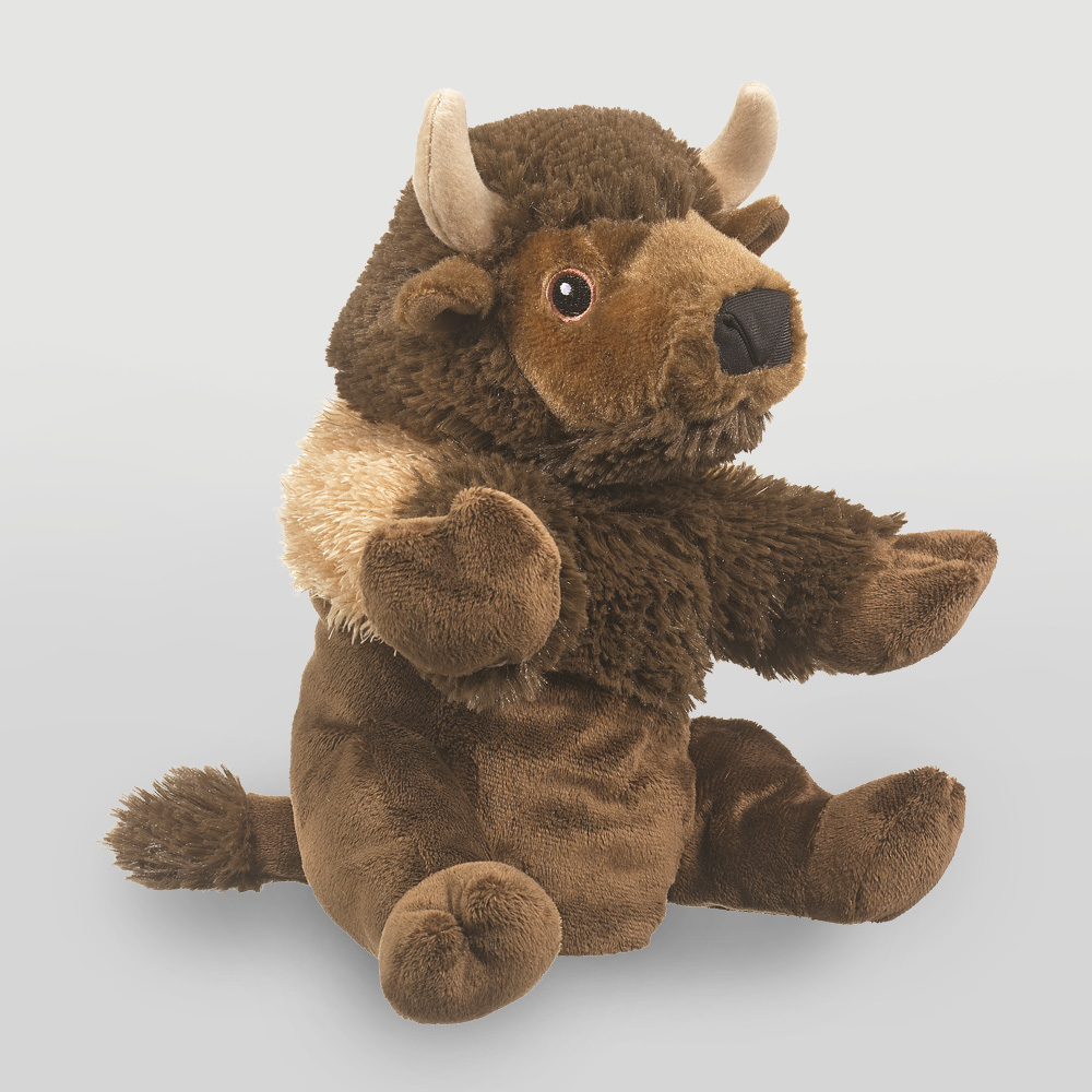 Bison Puppet Eco Pal Bison Plush Puppet 10