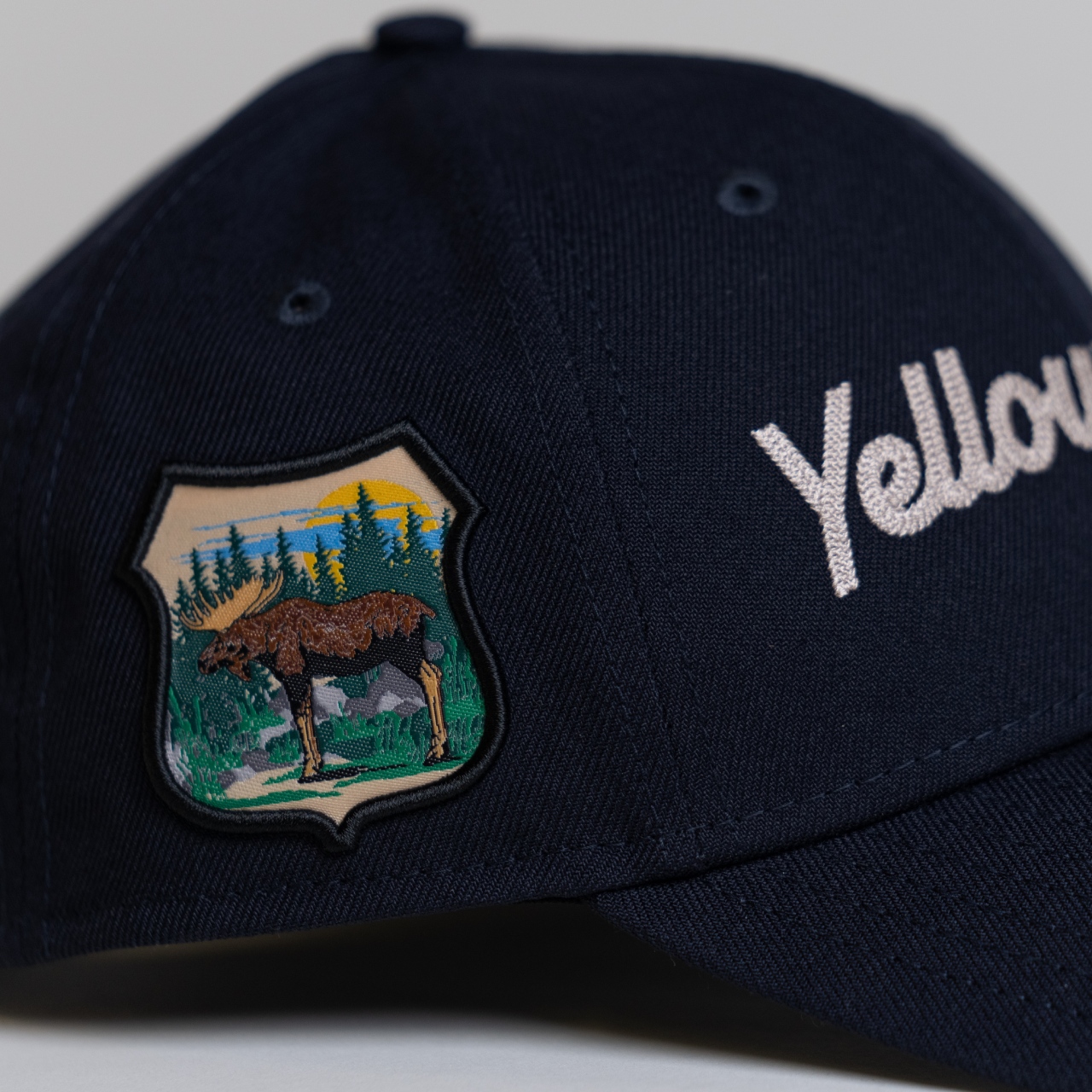 New Era 940 Moose Shield Chain Stitch Hat Navy